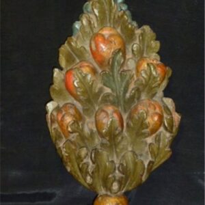 Oak Carved Wall Plaque