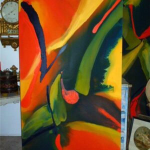 Abstract Acrylic By Lila Irving Lewis