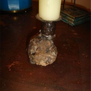 Burl Candle Stick