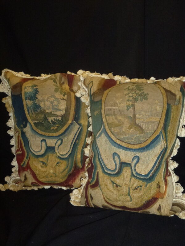Pair of Antique Tapestry Panels