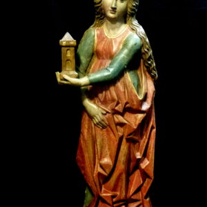 Carving of St. Barbara