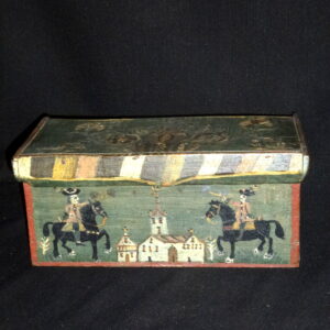 Decorated Beech Wood Box