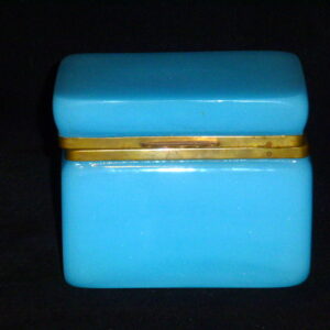 French Opaline Casket
